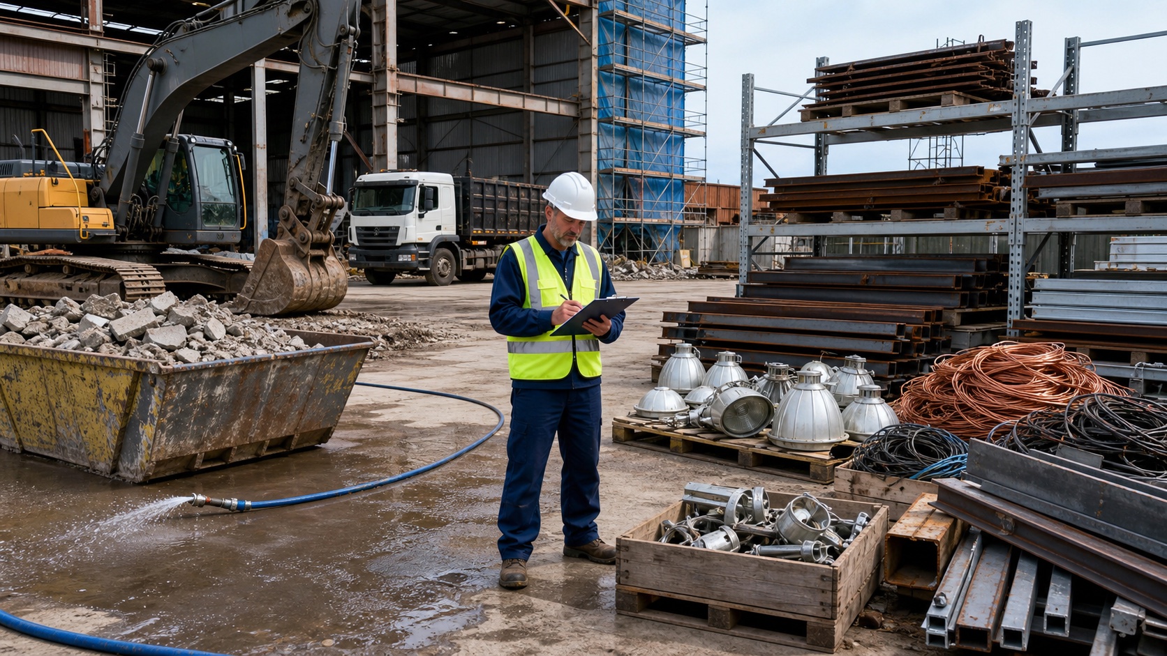 Demolition cost per square metre South Africa cost drivers and sorted salvage credit