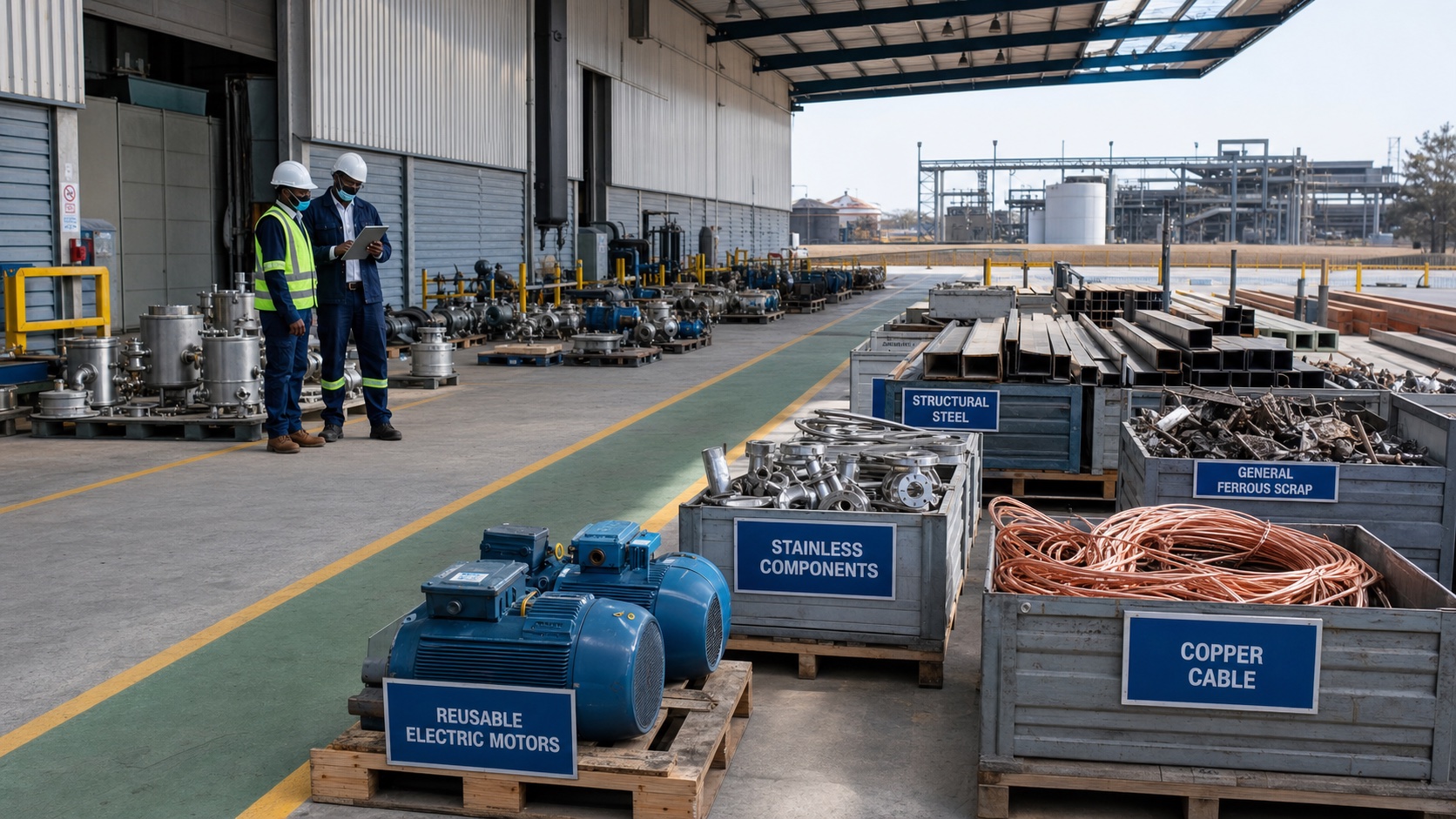 Factory decommissioning checklist South Africa asset recovery zones for reuse and recycling